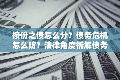济南按份之债怎么分？债务危机怎么防？法律角度拆解债务分配与风险自保指南