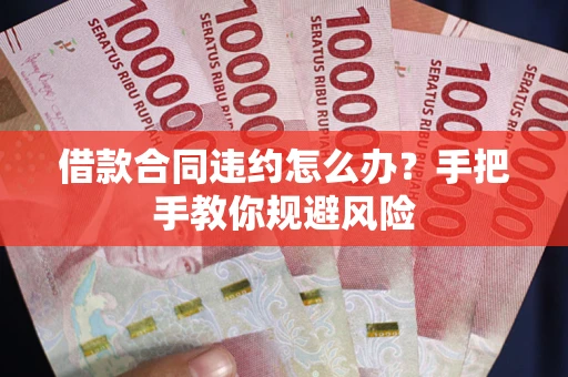 济南借款合同违约怎么办？手把手教你规避风险