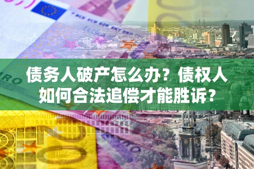 济南债务人破产怎么办？债权人如何合法追偿才能胜诉？