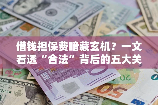 济南借钱担保费暗藏玄机？一文看透“合法”背后的五大关键陷阱
