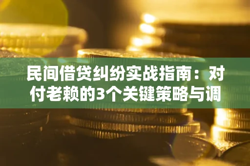 济南民间借贷纠纷实战指南：对付老赖的3个关键策略与调解盲区解析