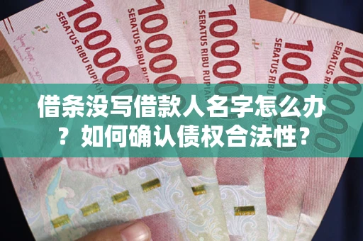 济南借条没写借款人名字怎么办？如何确认债权合法性？