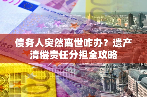 济南债务人突然离世咋办？遗产清偿责任分担全攻略