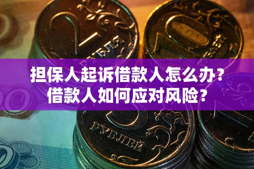济南担保人起诉借款人怎么办？借款人如何应对风险？